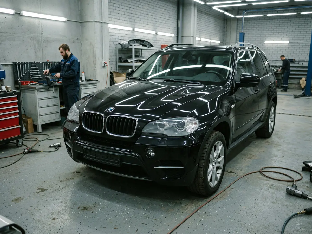 BMW X5 — восстановительная полировка